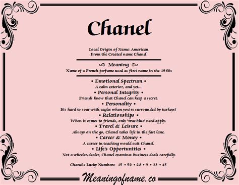 chanel meaning